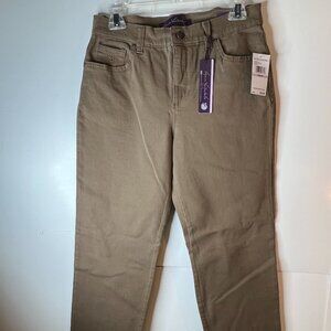 Gloria Vanderbilt Amanda Jeans Women's 6 Short Heritage Fit Classic Rise Brown